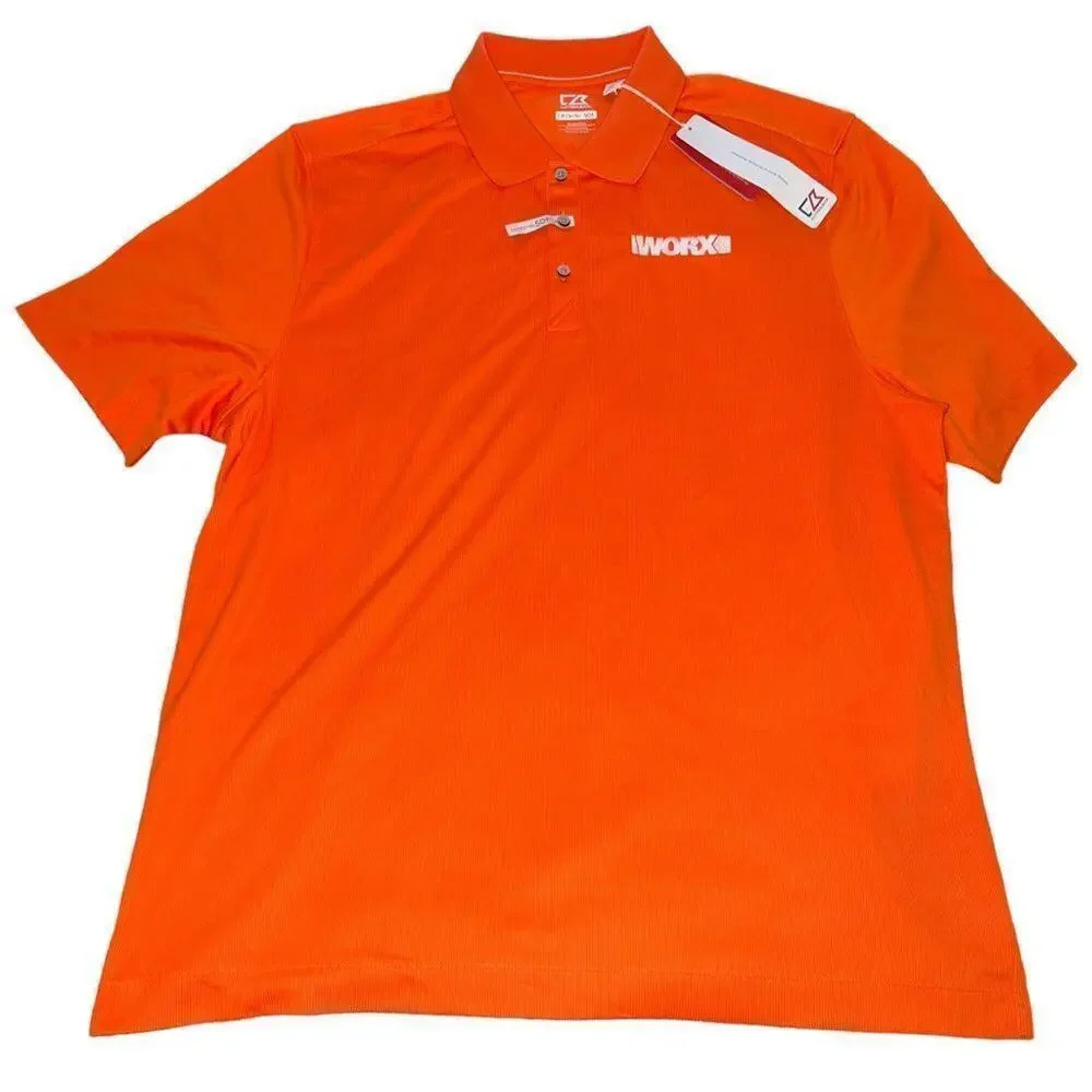 NWT Cutter & Buck CB Drytec‎ Genre Textured Solid Mens Polo XL